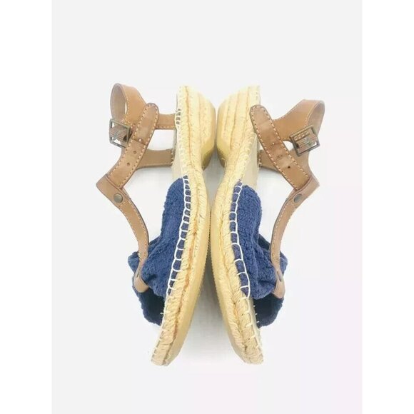 Cliffs Sandals Womens Size 7 M by White Mountain Cheerio T-Strap Espadrille Shoe - Picture 6 of 9